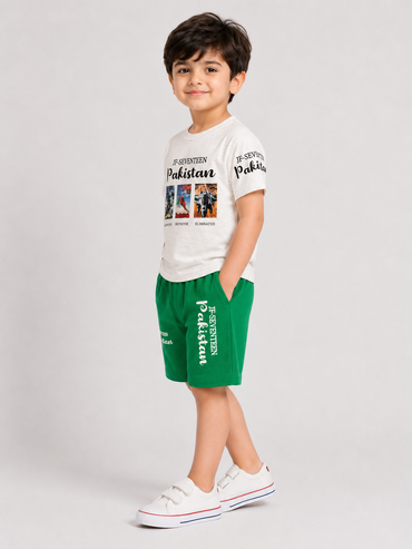 Boy Azadi suit-army